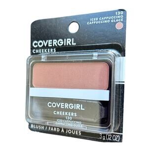 LOT of 3 NEW Covergirl Cheekers Blendable Powder Blush in Iced Cappuccino 130